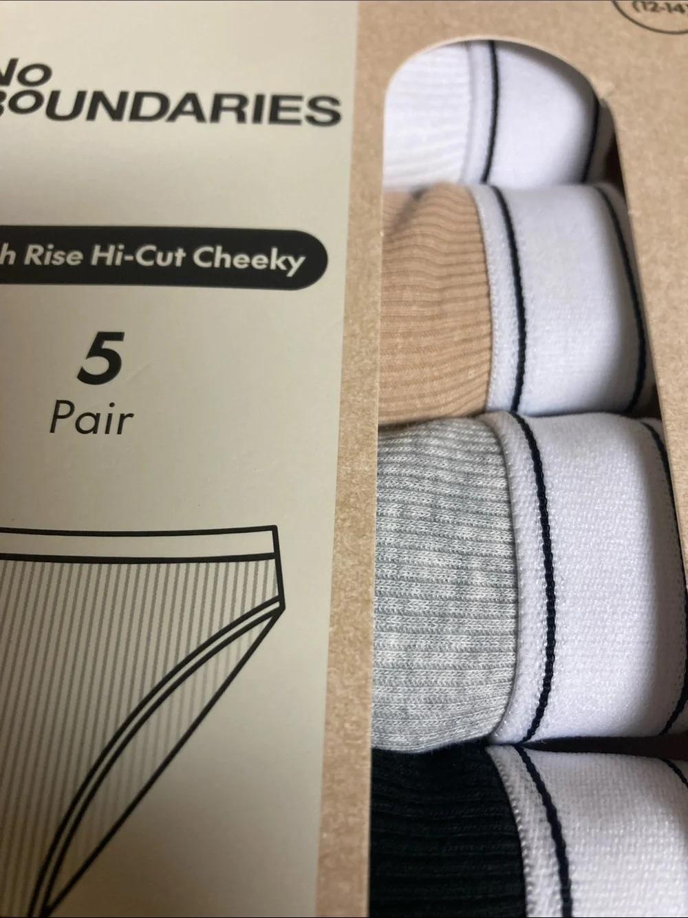 Hi rise hi-cut cheeky panties